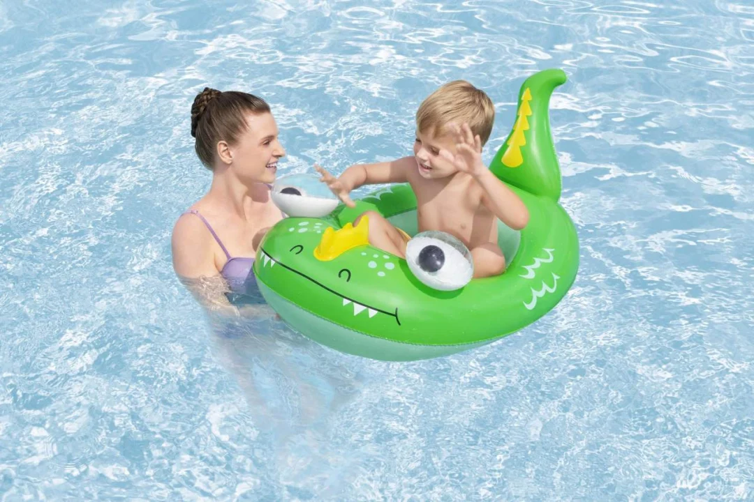 Bestway dino ponton 108×65 cm, zeleni_3