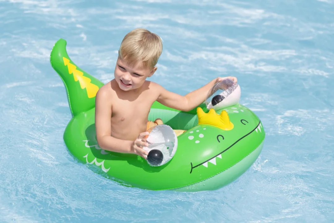 Bestway dino ponton 108×65 cm, zeleni_6
