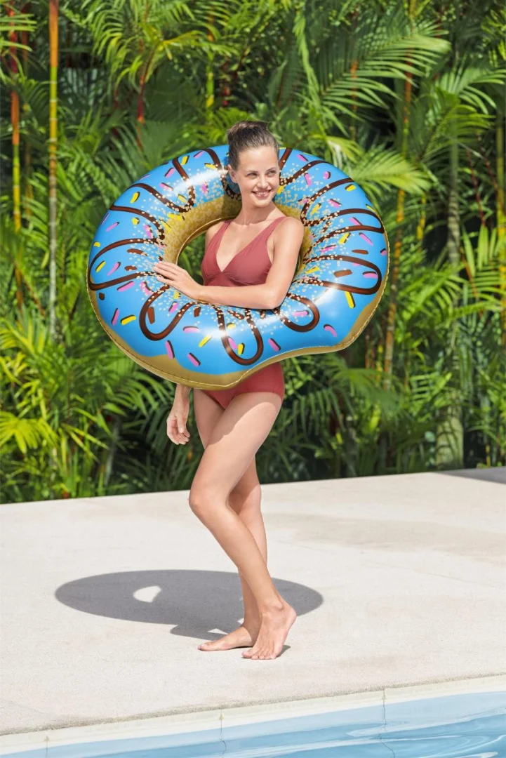 Bestway donut plovak 107 cm, plavi_3