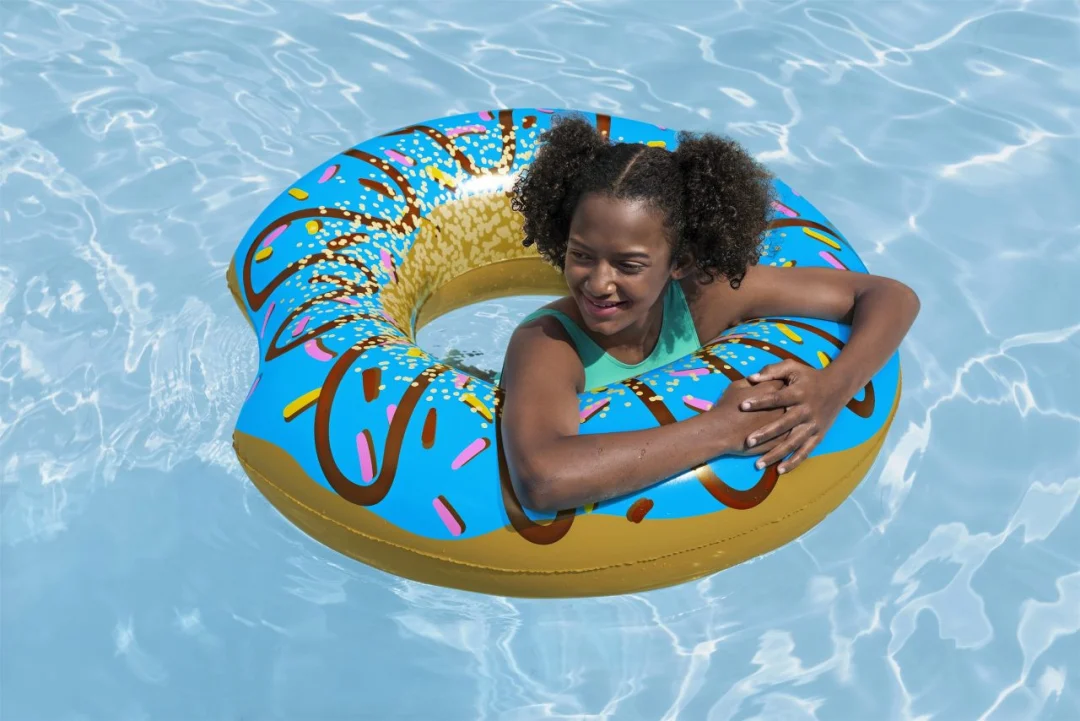 Bestway donut plovak 107 cm, plavi_7