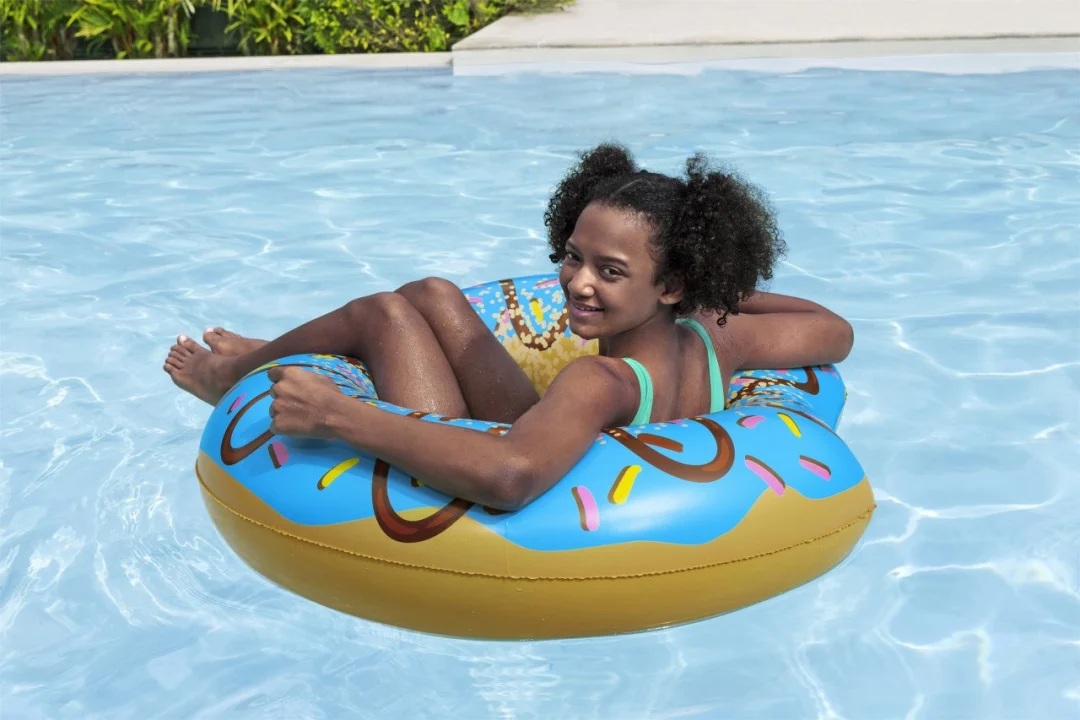 Bestway donut plovak 107 cm, plavi_9