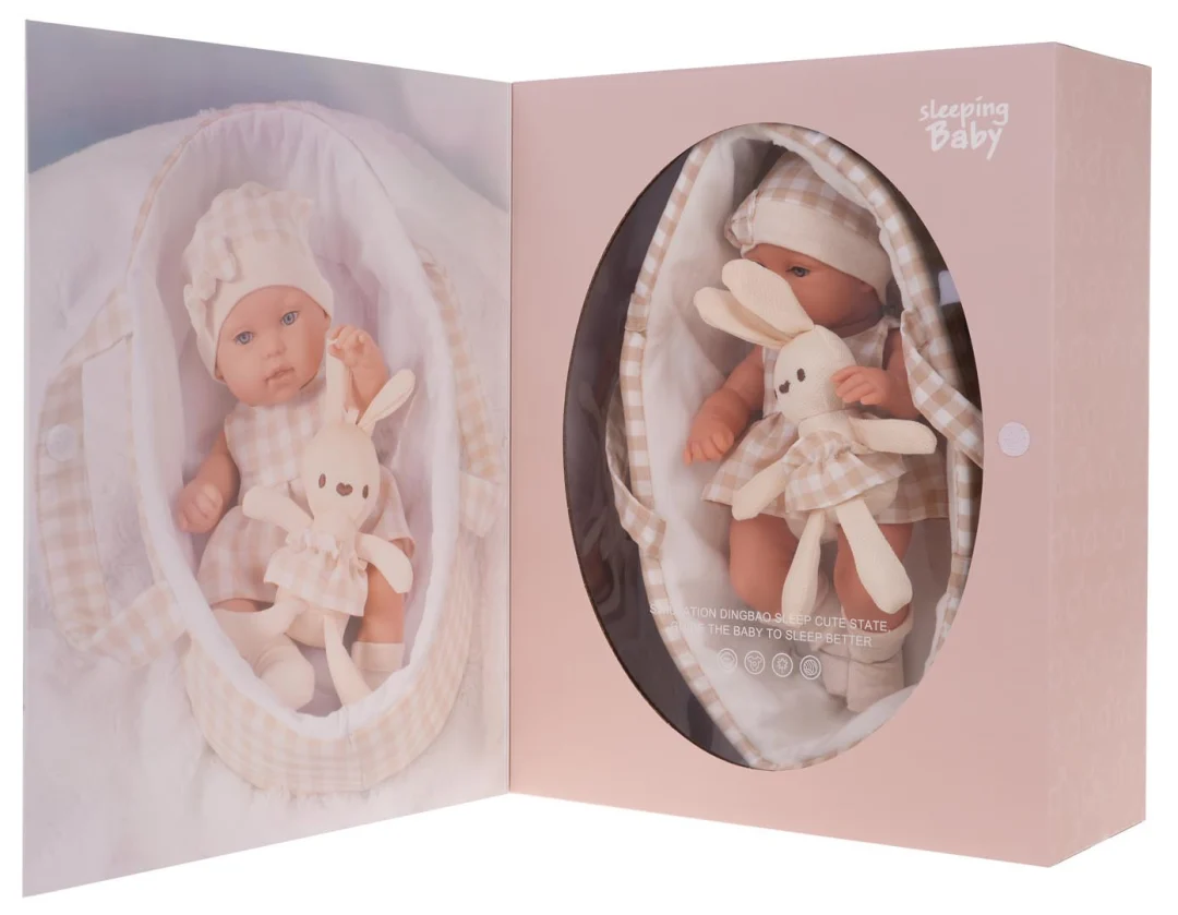 Bež set lutke bebe + pribor 3+_2