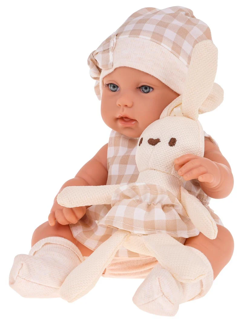 Bež set lutke bebe + pribor 3+_4
