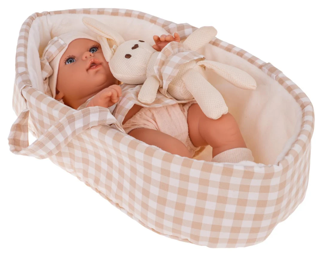 Bež set lutke bebe + pribor 3+_6