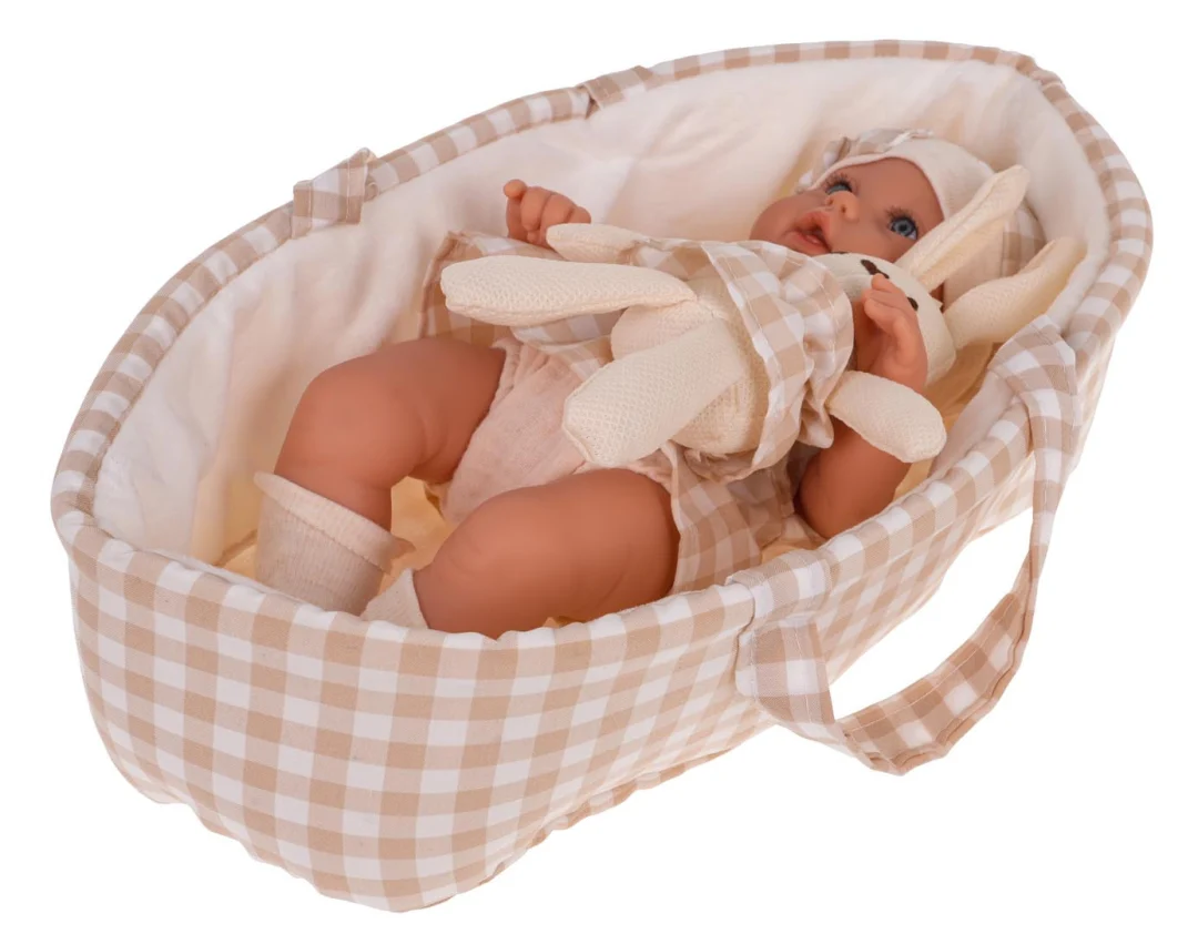 Bež set lutke bebe + pribor 3+_7