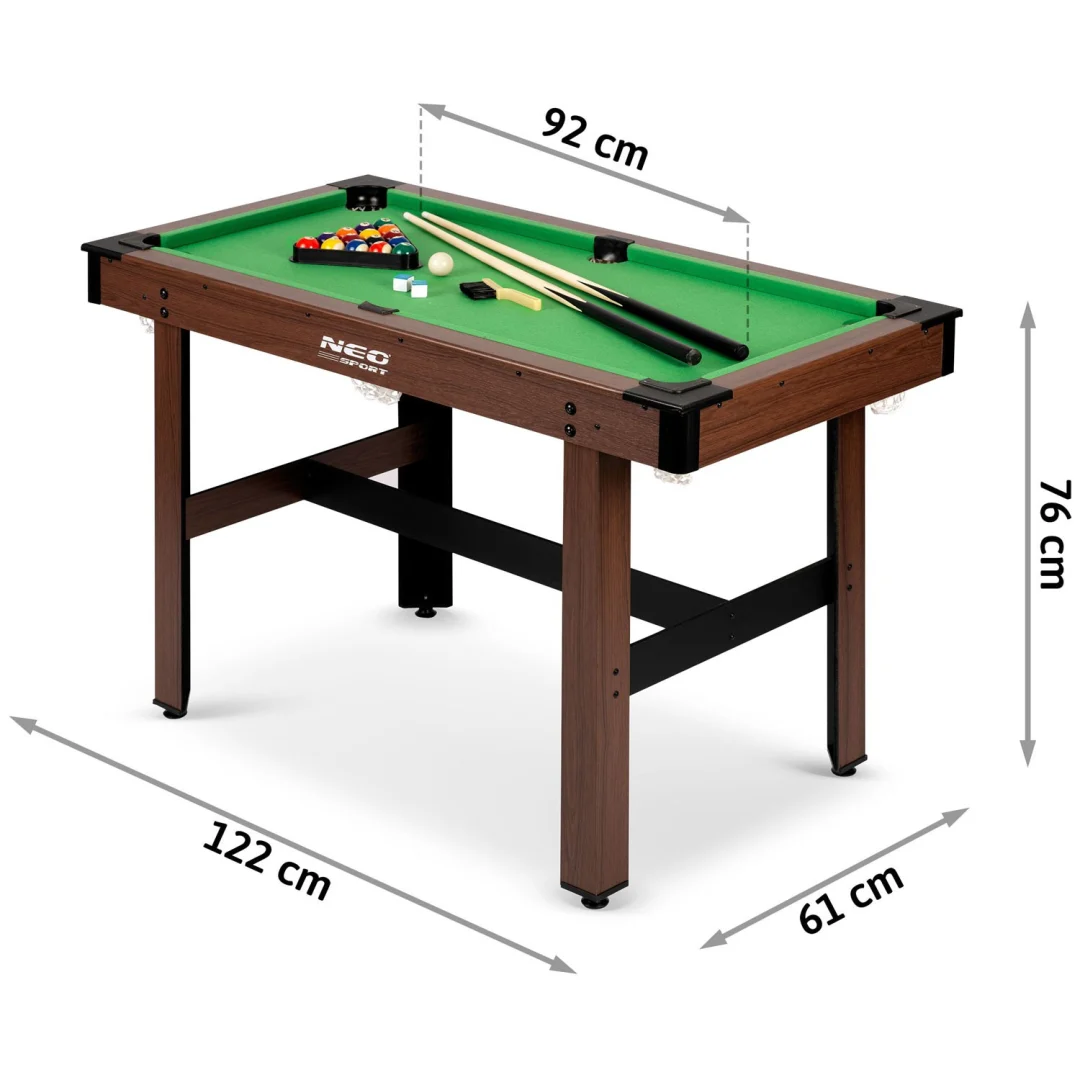 Bilijarski stol set Neo-Sport NS-807, 1,2 m_5