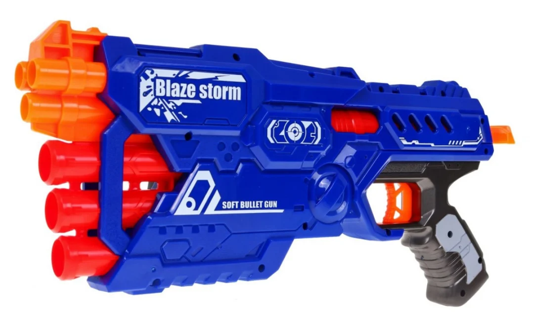 Blaze Storm pištolj sa 6 cijevi 8+ 10 pjenastih metaka_2