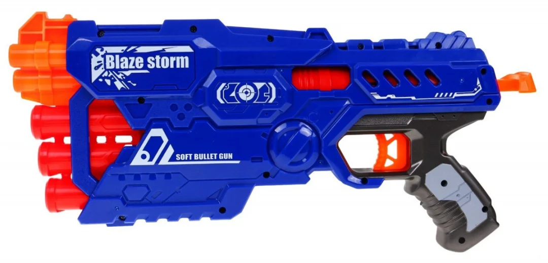 Blaze Storm pištolj sa 6 cijevi 8+ 10 pjenastih metaka_3