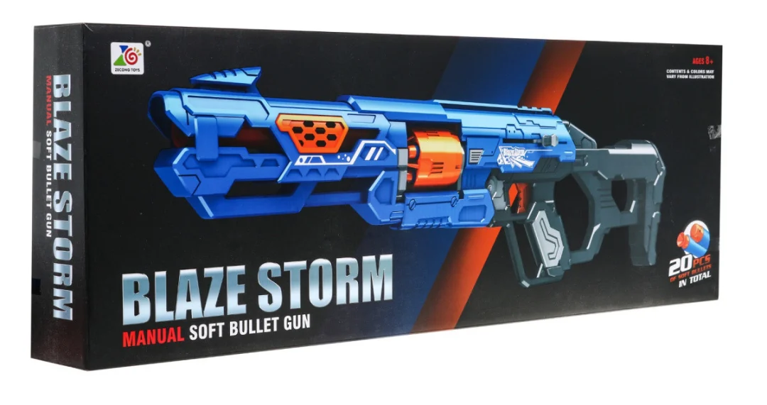 Blaze Storm ručna opružna puška 8+ 20 pjenastih metaka_5