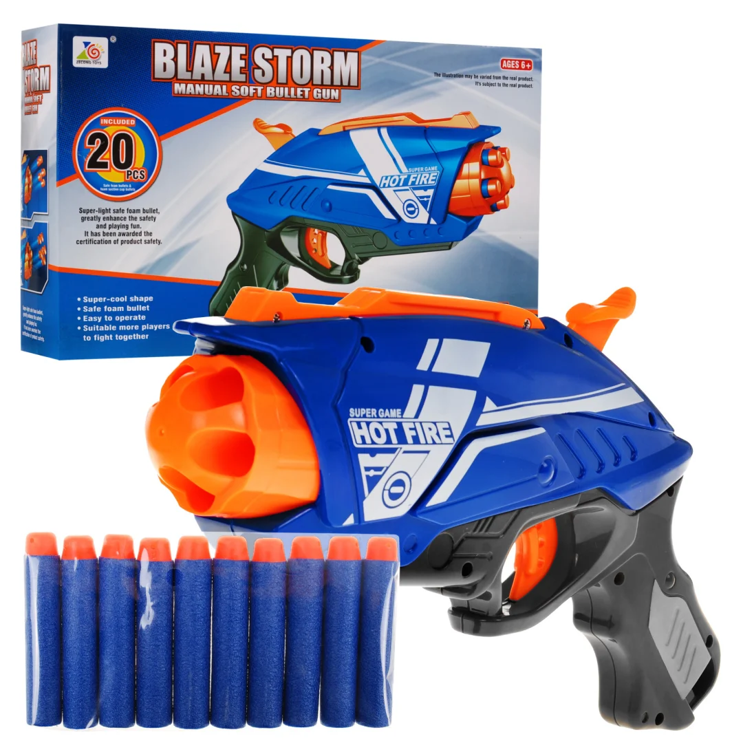 Blaze Storm ručni opružni pištolj 6+ 20 pjenastih metaka_1