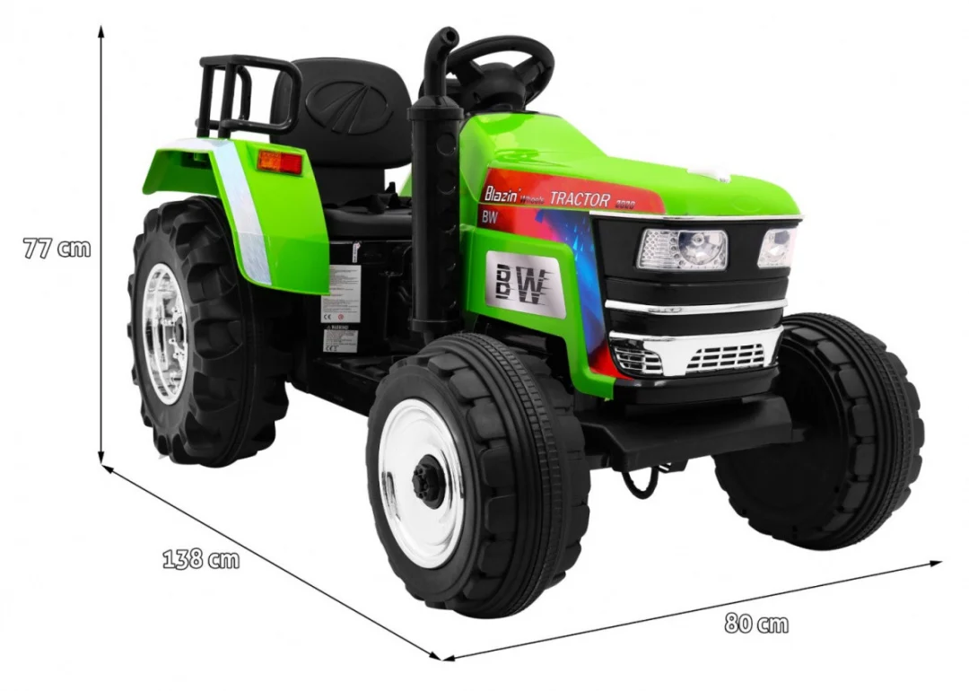 Blazin BW traktor na akumulator zeleni_2
