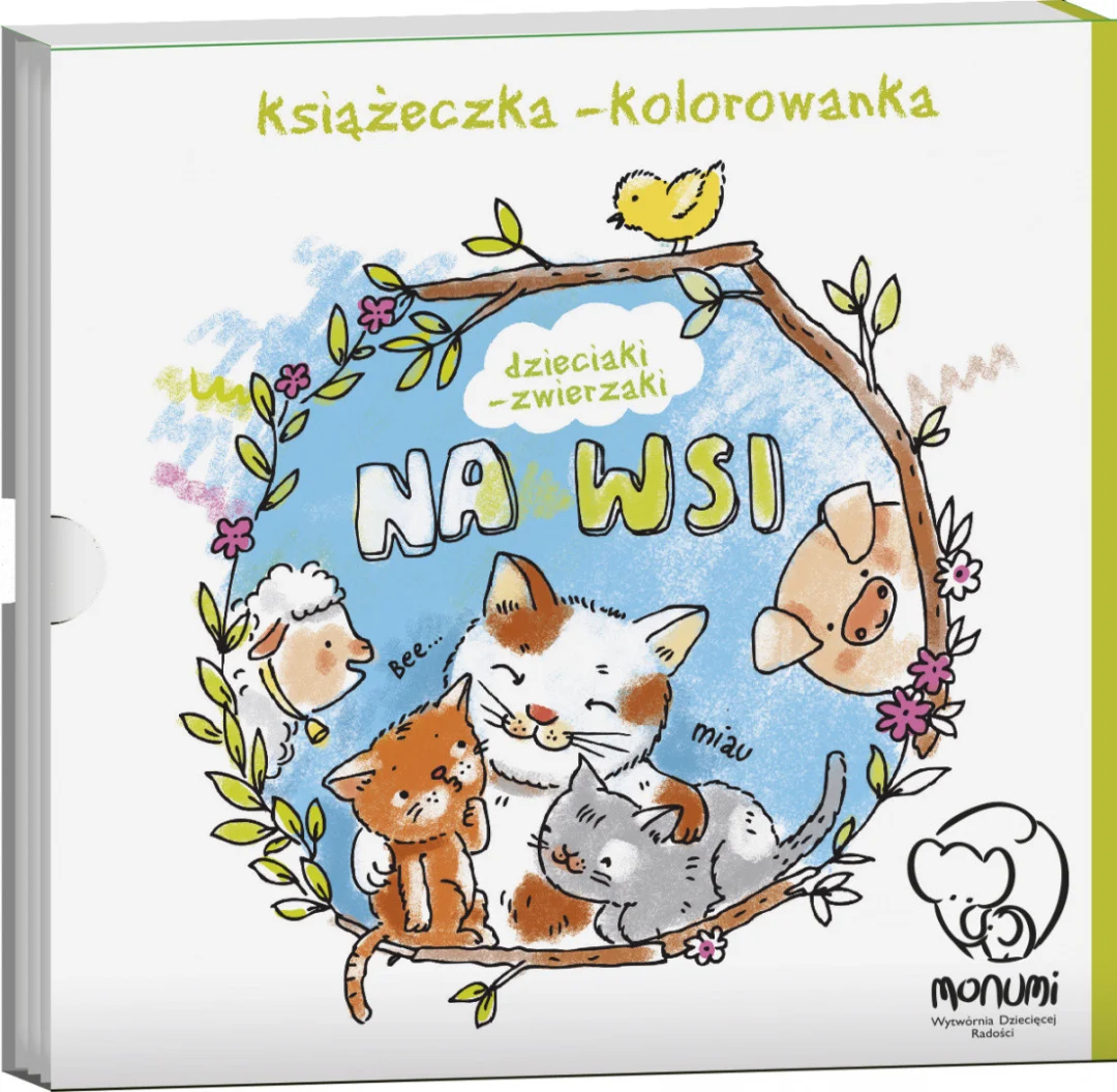 Bojanka harmonika Djeca-životinje na selu_3