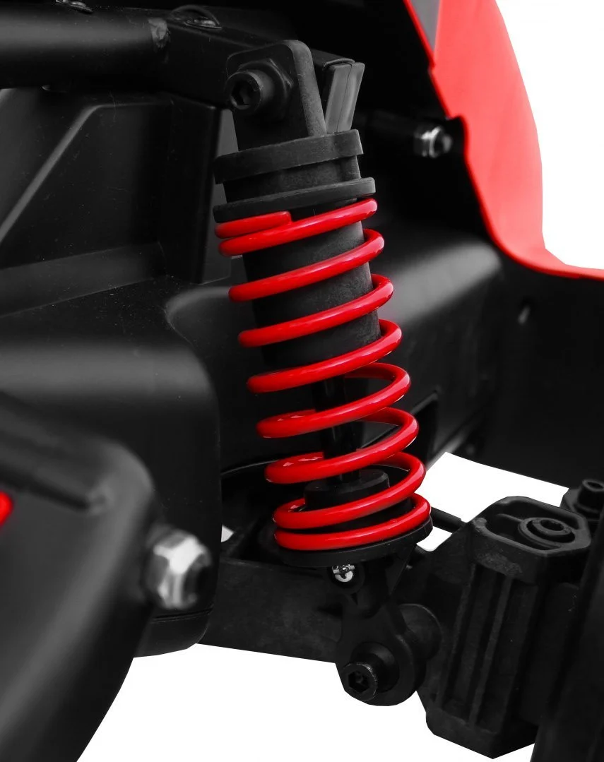 Bolid XR-1 Dječji Go-Kart na baterije, crveni + podesivi volan + konturirano sjedalo, crvena_10