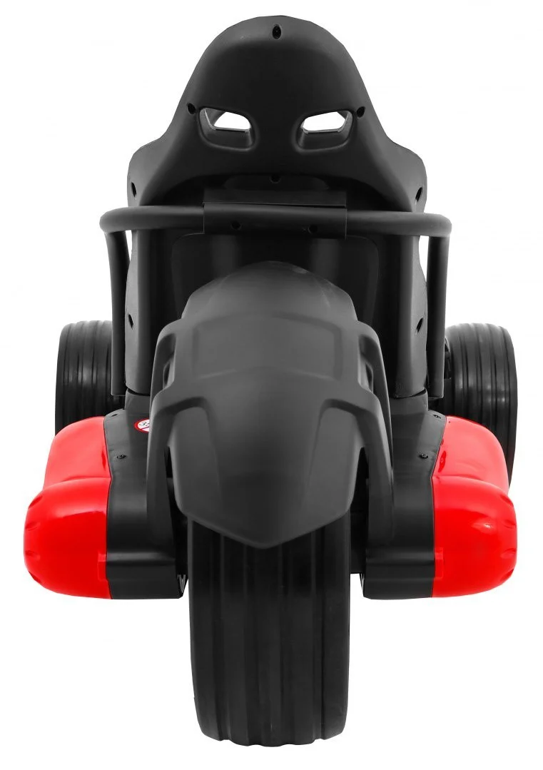 Bolid XR-1 Dječji Go-Kart na baterije, crveni + podesivi volan + konturirano sjedalo, crvena_6