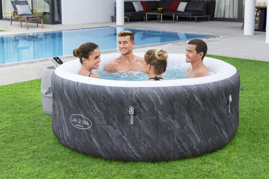 Boracay Lay-Z-Spa AirJet Plus Jacuzzi BESTWAY za 4 osobe + pumpa + aplikacija_14