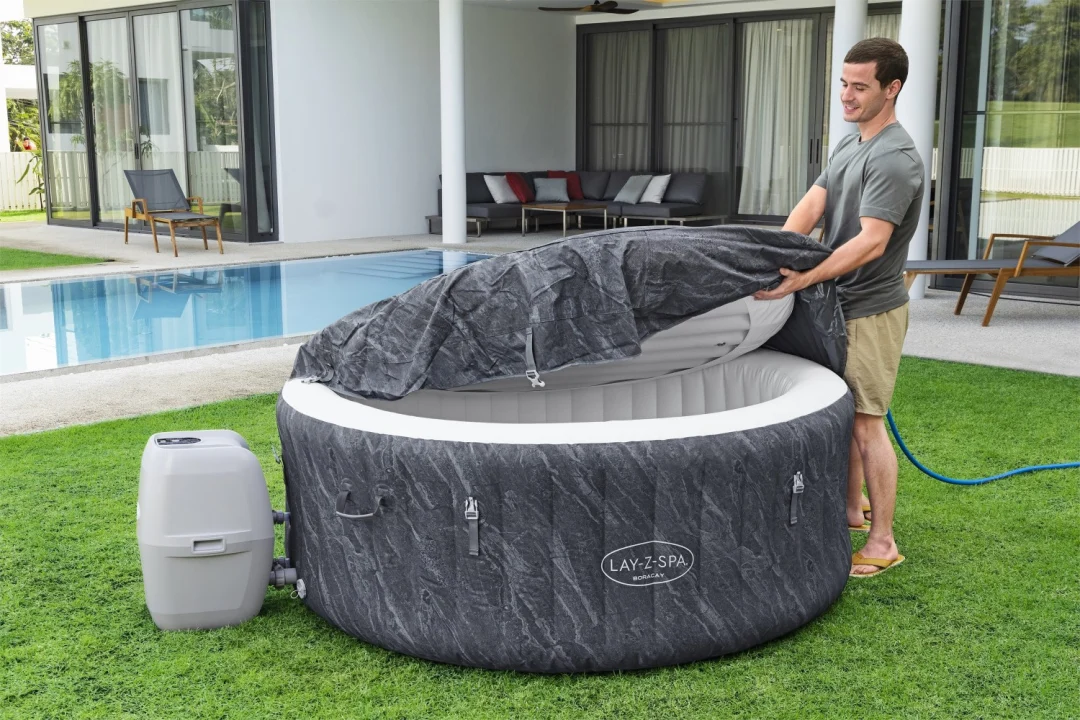 Boracay Lay-Z-Spa AirJet Plus Jacuzzi BESTWAY za 4 osobe + pumpa + aplikacija_9