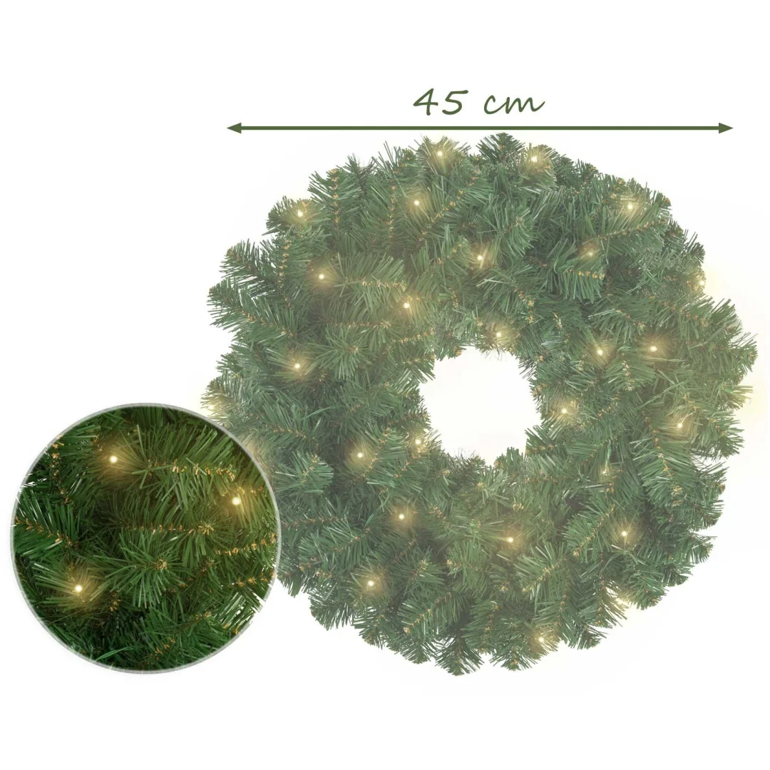 Božićni ukras 50 cm s LED svjetlima Plonos 4839_3