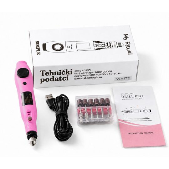 Brusilica Za Nokte Simple Advance Pink