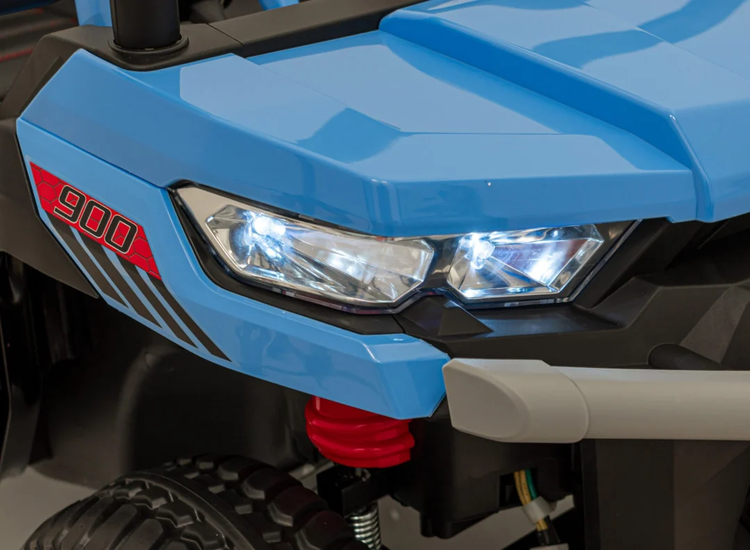 Brzina pick-up-a 900 za djecu Plava + 4x4 pogon + Pokretni kiper + Prtljažnik + Daljinski upravljač_21