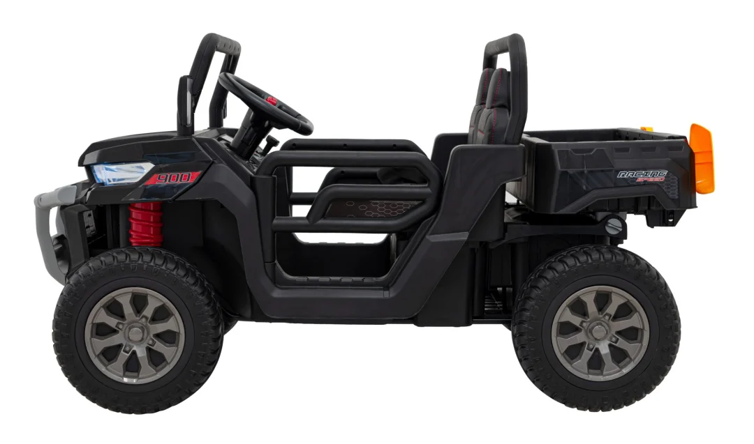 Brzina pick-up-a 900 za djecu crna + 4x4 pogon + pokretni kiper_5