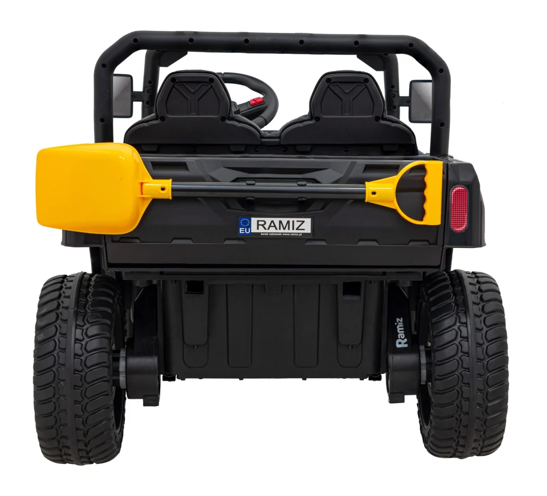 Brzina pick-up-a 900 za djecu crna + 4x4 pogon + pokretni kiper_7