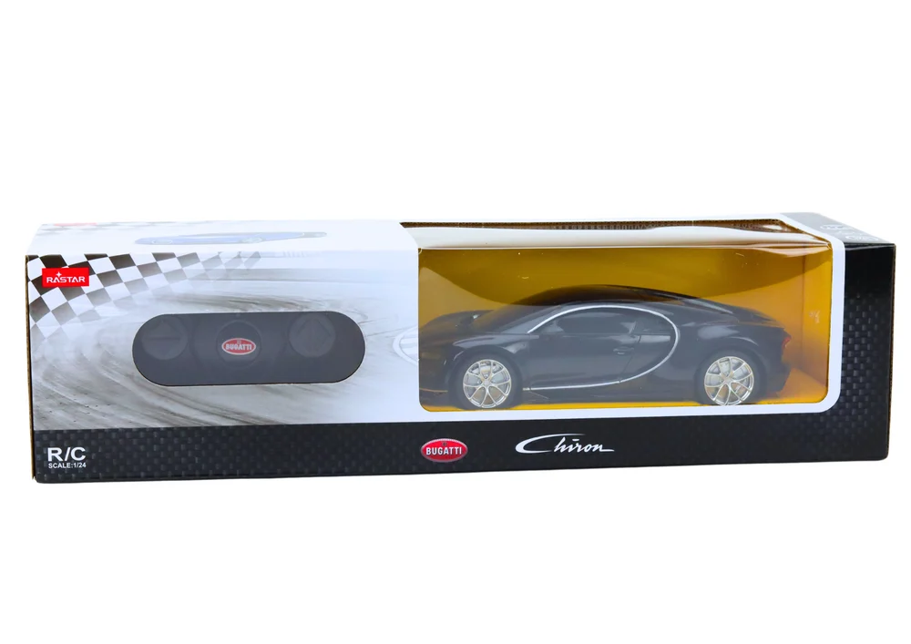 Bugatti Veyron Chiron Auto na daljinsko upravljanje RC Crni 1:24_5