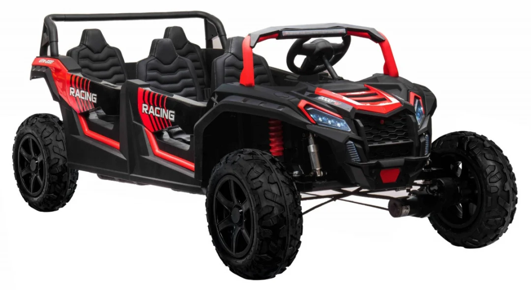 Buggy ATV Racing UTV2000 4 sjedala, crveni buggy na akumulator_7