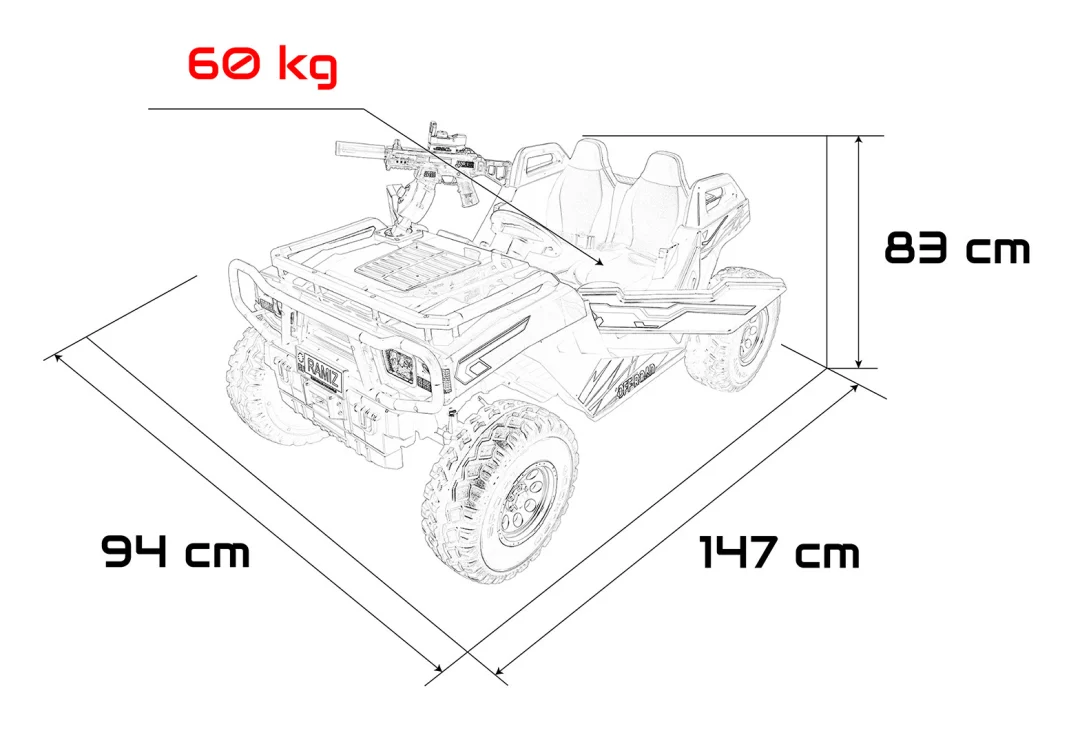 Buggy Prospector 4x4 Strong, crveni_2