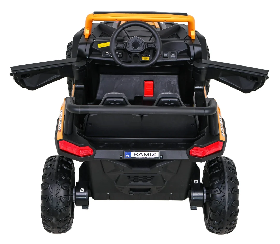 Buggy UTV 2000M trkaći automobil na baterije zlatni + MP3 zvukovi, svjetla + daljinski upravljač + spori start_8