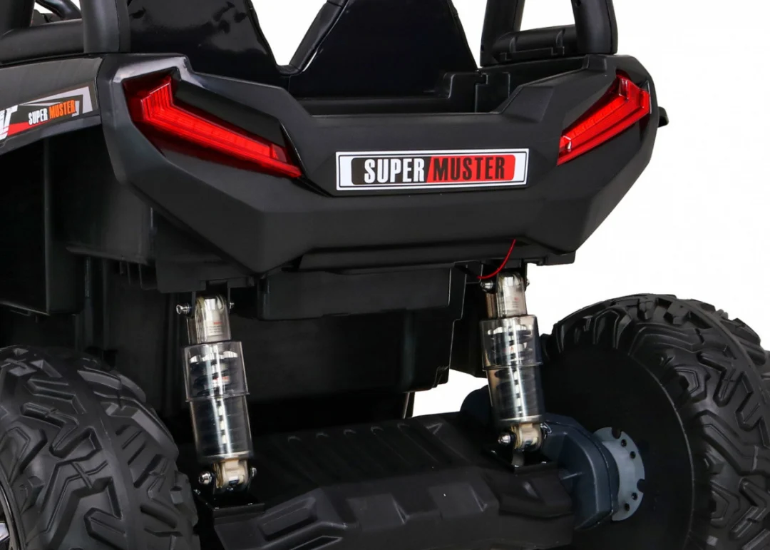 Buggy UTV Off-Road za djecu crveni + daljinski upravljač + nosač za prtljagu + spori start, crvena_17