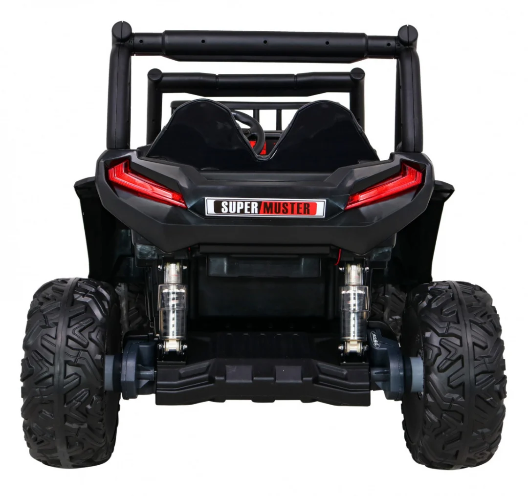 Buggy UTV Off-Road za djecu crveni + daljinski upravljač + nosač za prtljagu + spori start, crvena_6