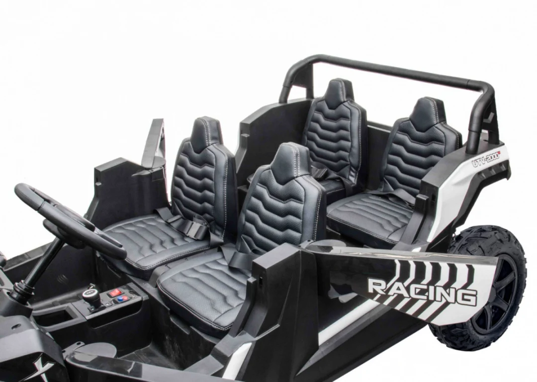 Buggy s 4 sjedala ATV RACING UTV2000 bijela buggy na akumulator_15
