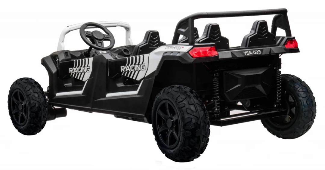 Buggy s 4 sjedala ATV RACING UTV2000 bijela buggy na akumulator_5