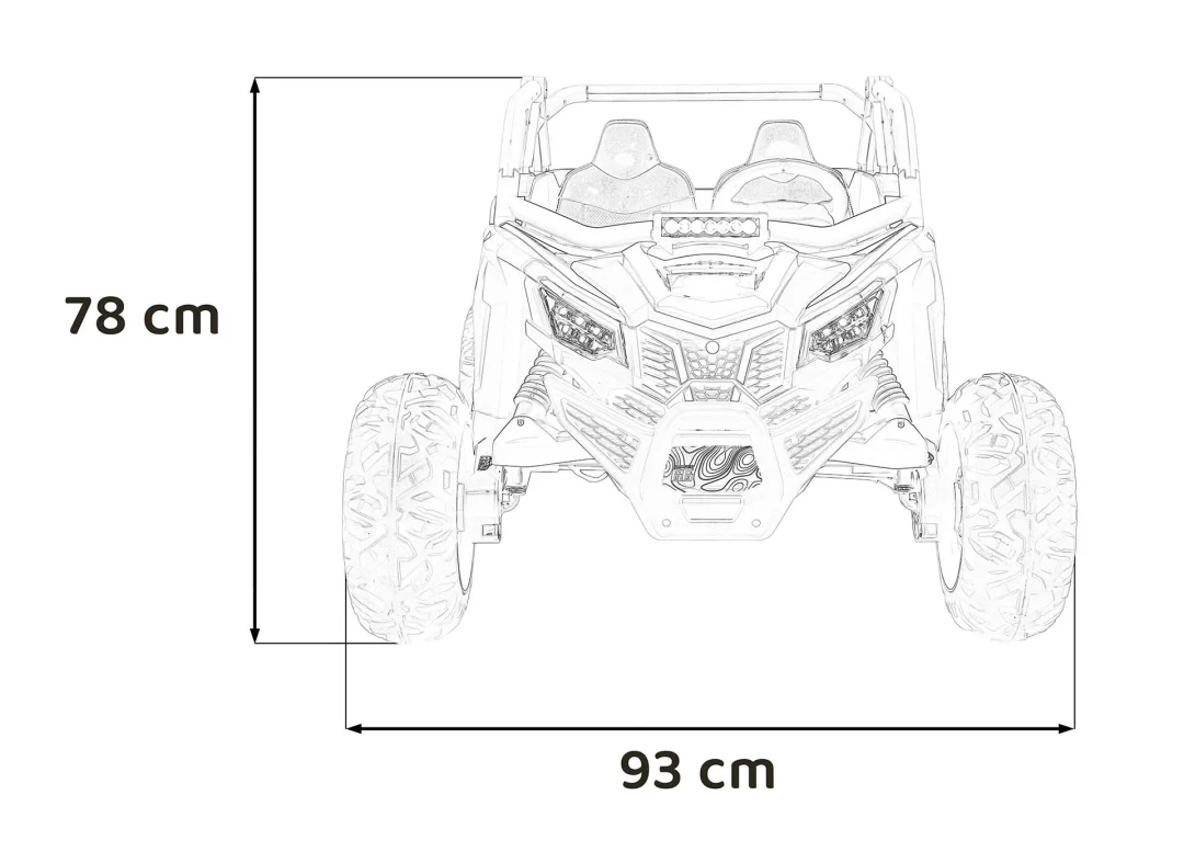 Buggy vozilo SR SUPER 66 plavo_2