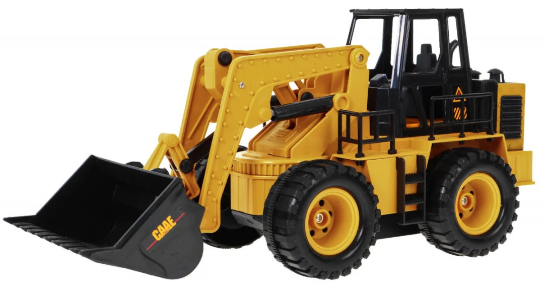 Buldožer na daljinsko upravljanje za djecu 3+ Model 1:24 Pokretna kanta + zvukovi + pribor_2
