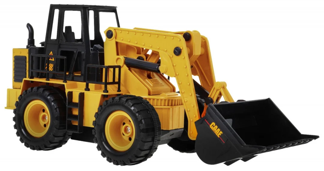 Buldožer na daljinsko upravljanje za djecu 3+ Model 1:24 Pokretna kanta + zvukovi + pribor_3