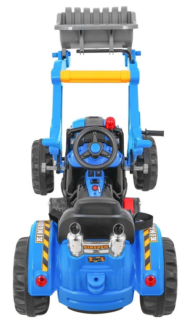Buldožer-traktor na akumulator plavi_9