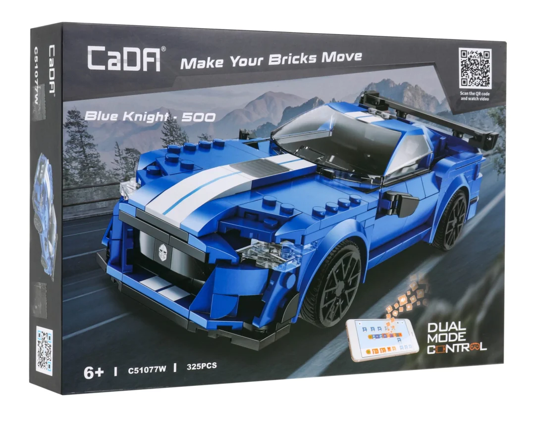 CaDA Blue Knight RC trkaći auto 325 dijelova 6+_6