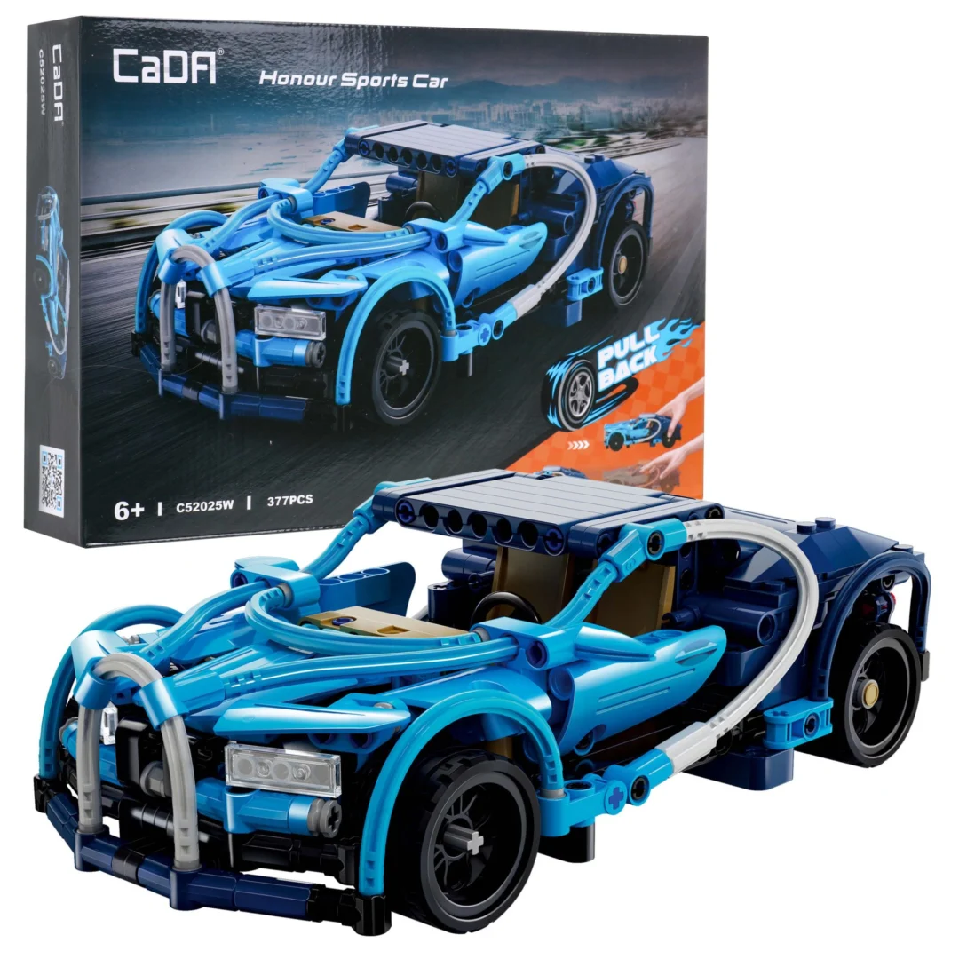 CaDA Honor sportski auto pull-back 377 dijelova 6+_1
