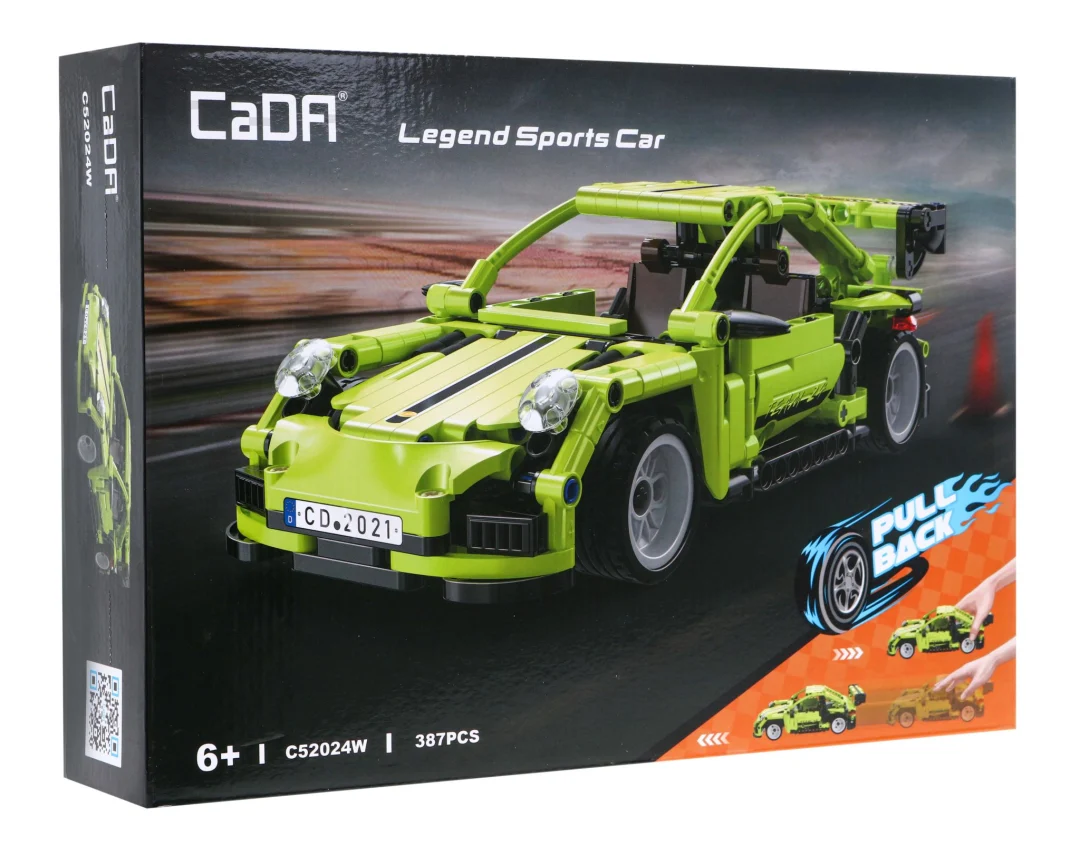 CaDA Legendarni sportski auto pull-back 387 dijelova 6+_3