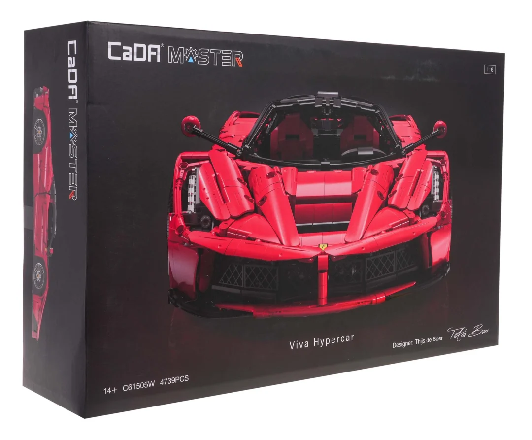 CaDA Master Viva Hypercar 4739 dijelova 1:8 14+_8