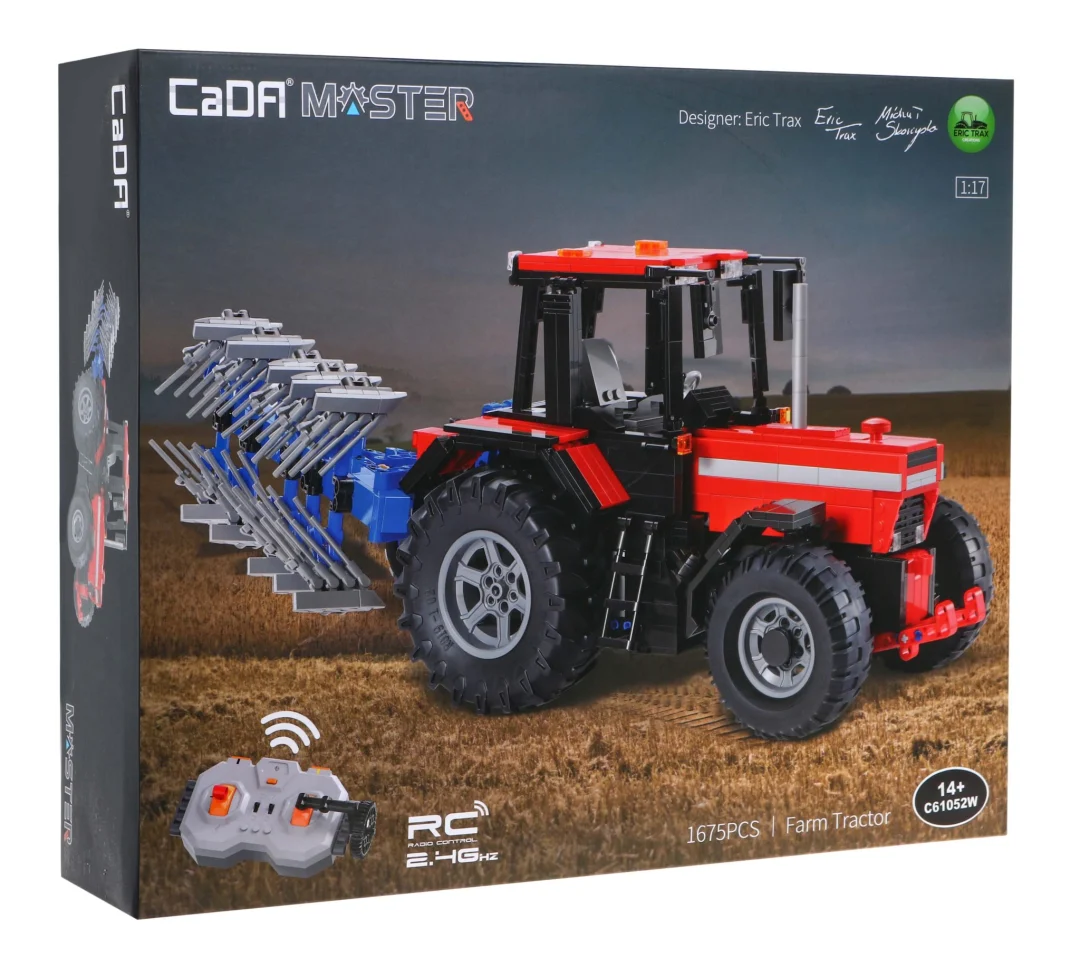 CaDA Master traktor R/C s plugom 1675 dijelova 14+_5