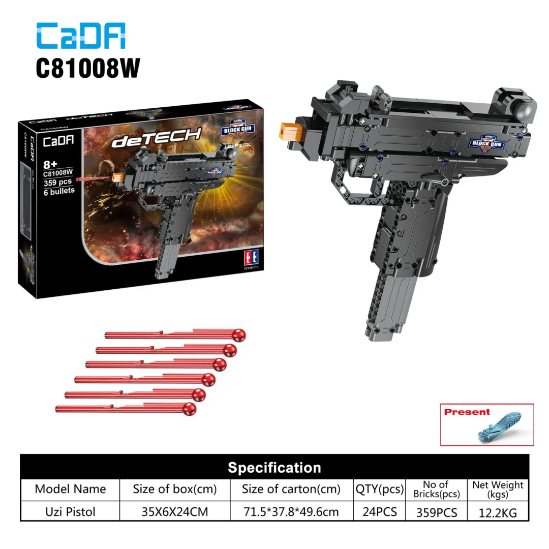 CaDA Micro UZI 359 dijelova 8+_2