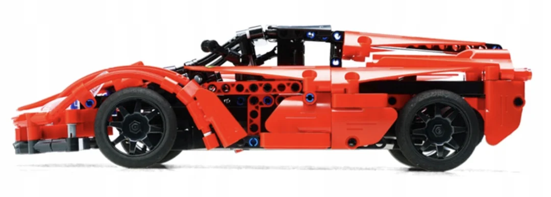 CaDA RC sportski auto crveni 380 dijelova 6+_4