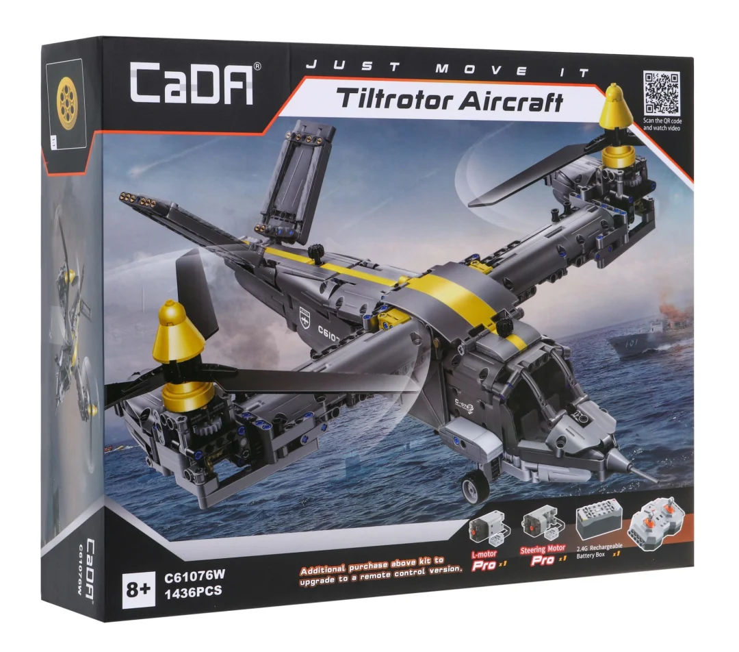 CaDA Tiltrotor zrakoplov-helikopter 1424 dijela 8+_6