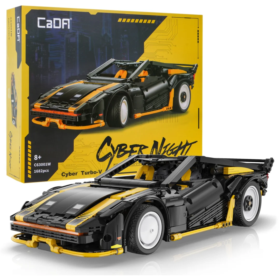 CaDA Turbo-V sportski auto 1:10 1682 dijela 8+_1