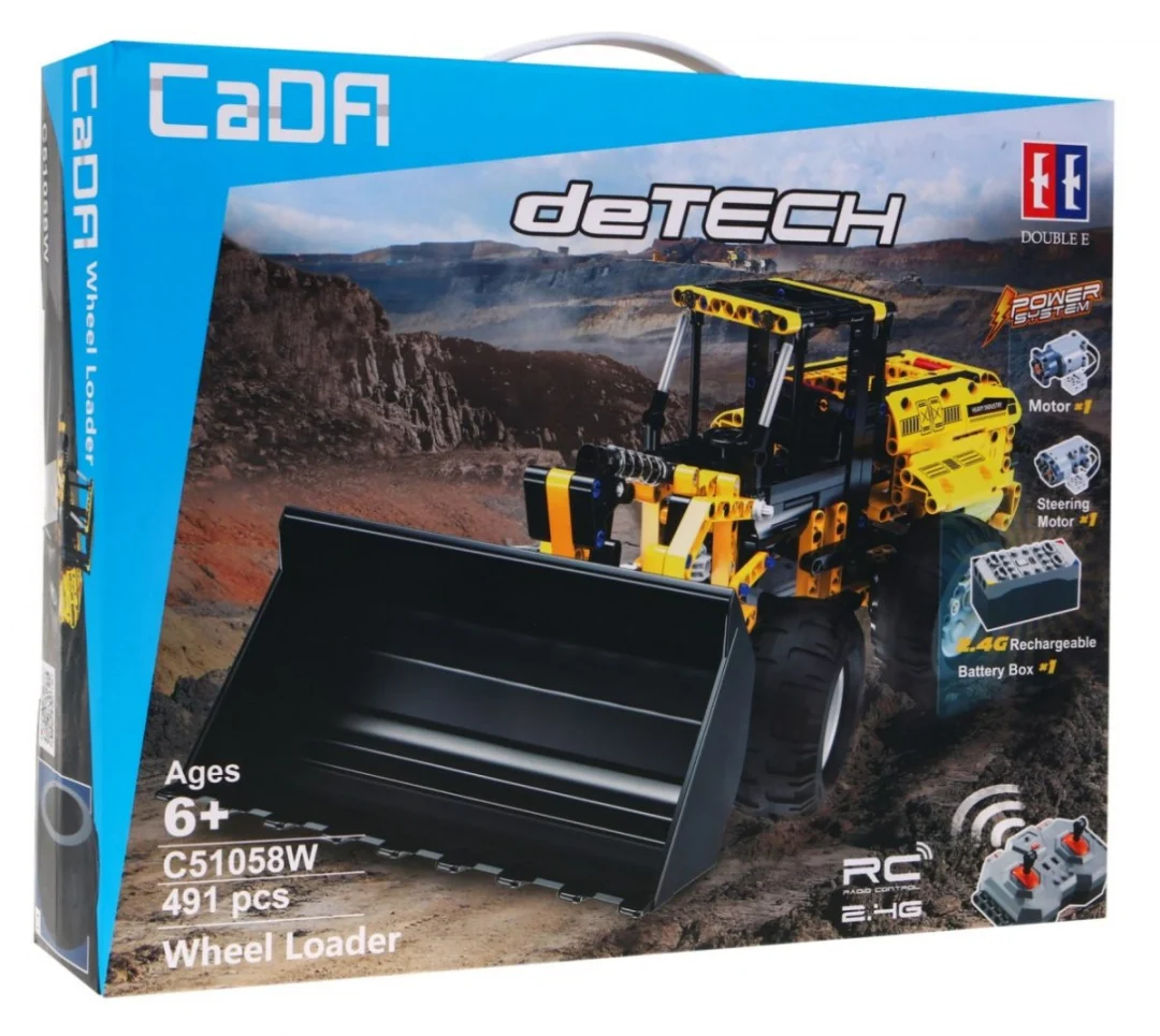 CaDA buldožer R/C 491 dijelova 6+_5