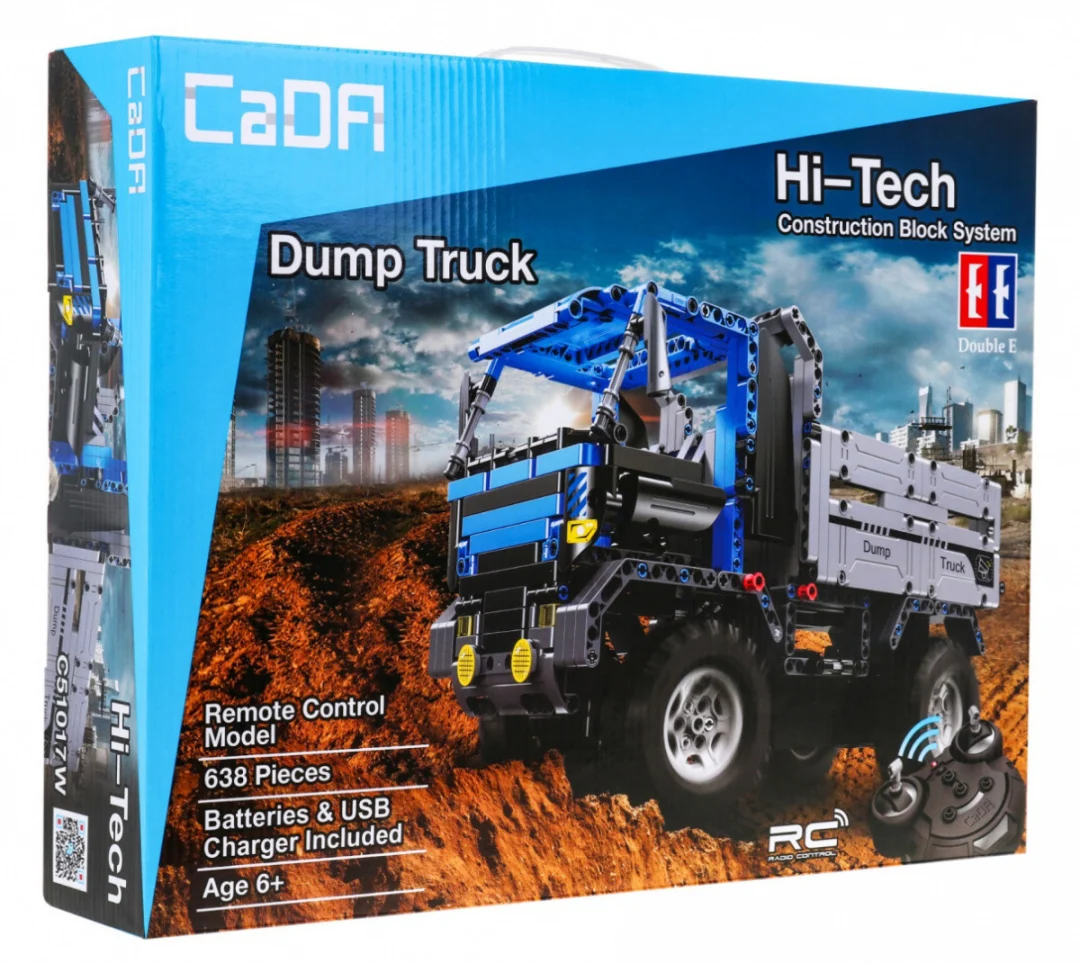 CaDA kiperi R/C građevinsko vozilo 638 dijelova 6+_8