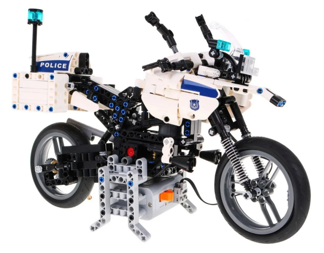 CaDA policijski motocikl R/C 539 dijelova 6+_2