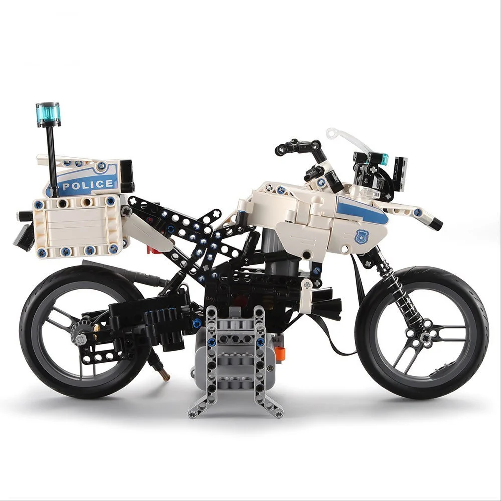 CaDA policijski motocikl R/C 539 dijelova 6+_9